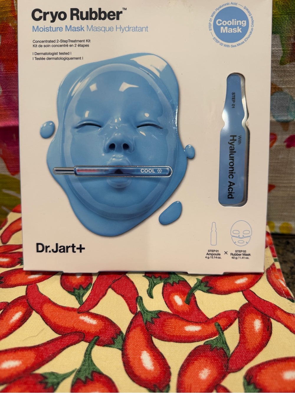 2 Dr Jart+ Cryo Rubber Cooling Moisture Masks with Hyaluronic Acid